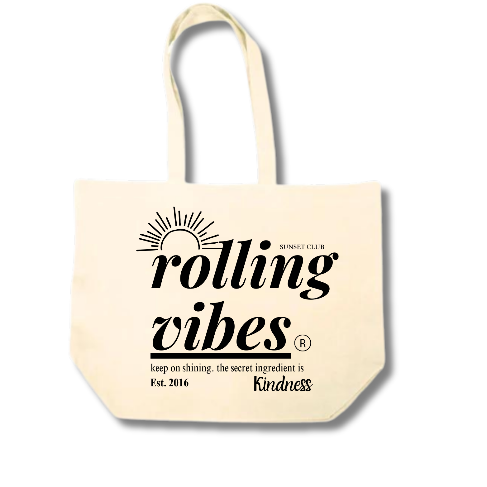 Tote Bag Sunset Club - Rolling Vibes