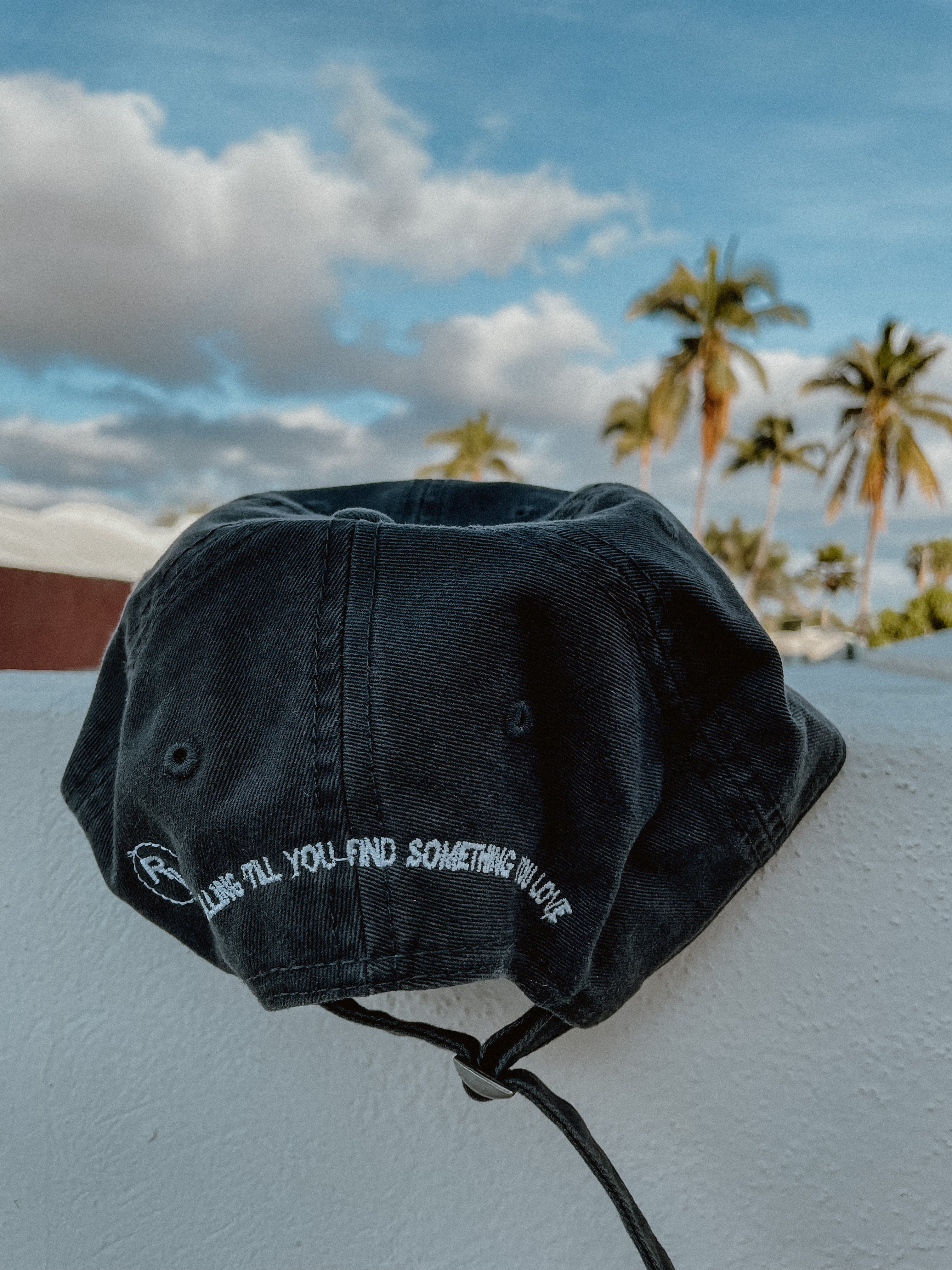 Green Grey Rolling Hat "Dad Hat" with Rolling Vibes logo on front and "keep rolling till you find something you love" on backHat "Dad Hat" with Rolling Vibes logo on front and "keep rolling till you find something you love" on back.